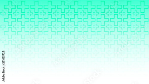 Wallpaper white green gradient linear of medical background vector design.