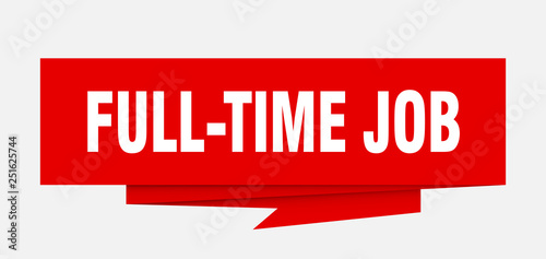 full-time job