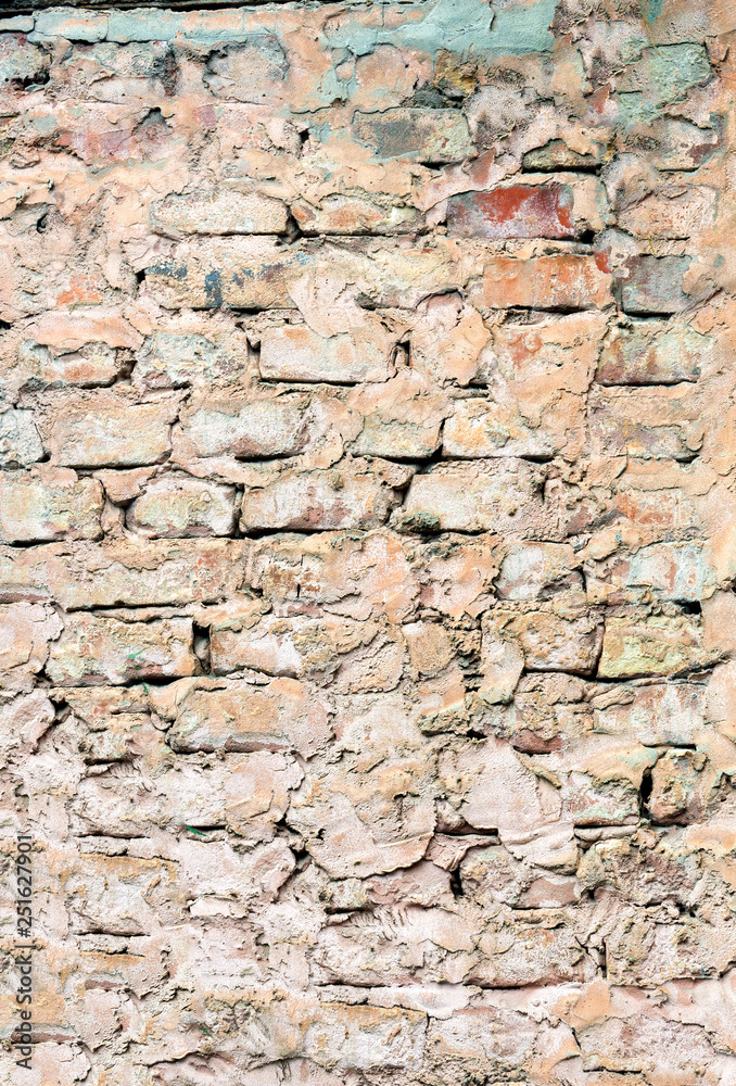 Texture of an old brick. Mockup. Background Texture of an old brick. Mockup. Background