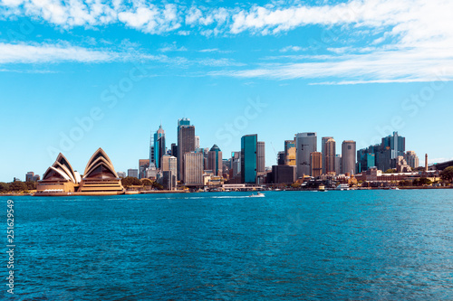 Australia Sydney opera and business district