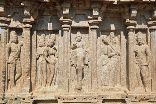 Temple des cinq Rathas à Mallabapuram, Inde du Sud