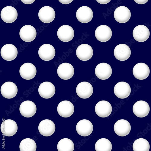 Light gray circles, spheres on a blue background. seamless background with dots. Modern abstract illustration with water drops. Pattern can be used as a wallpaper texture, gift wrapping paper