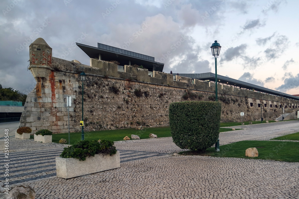 Citadel of the coastal town of Cascais in Portugal