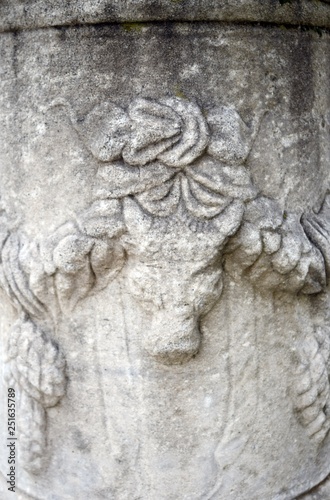 The antique bas-reliefs.Mugla.Turkey 