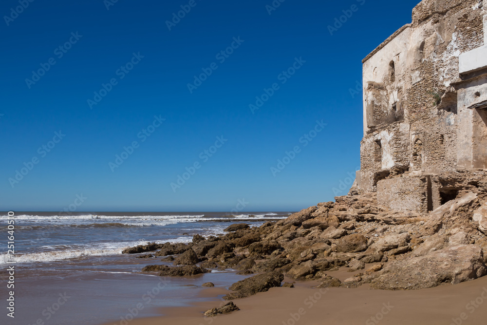House at the coast, Sidi Kaouki, Morocco
