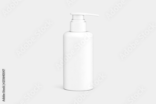 Cosmetic Bottle Can sprayer container. Dispenser for cream, soups, foams and other cosmetics. Template For Mock up Your Design .Realistic photo. 3D rendering