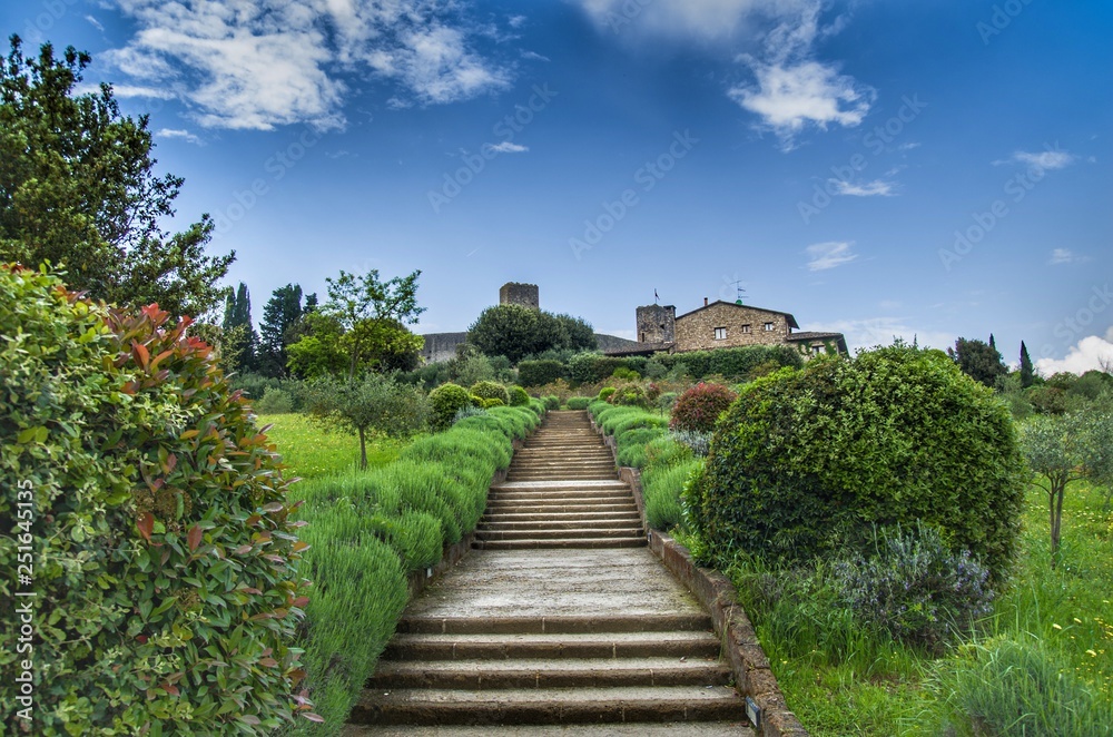 Monteriggioni stairway