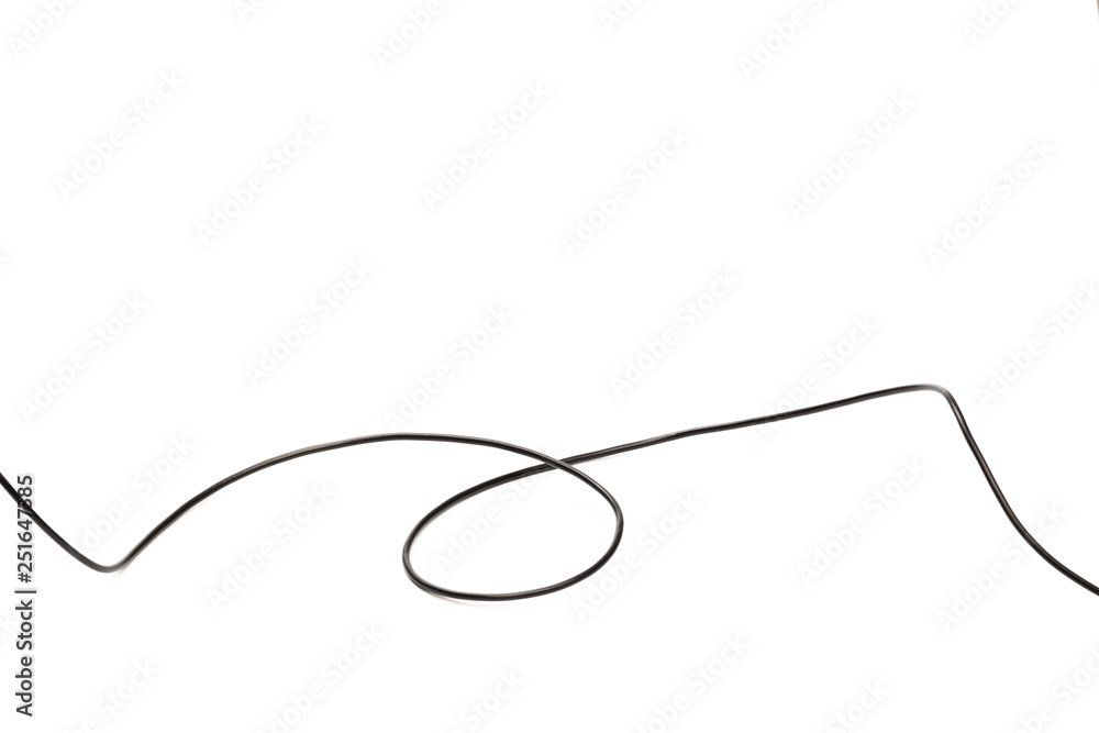 Obraz premium wire isolated on white background, image