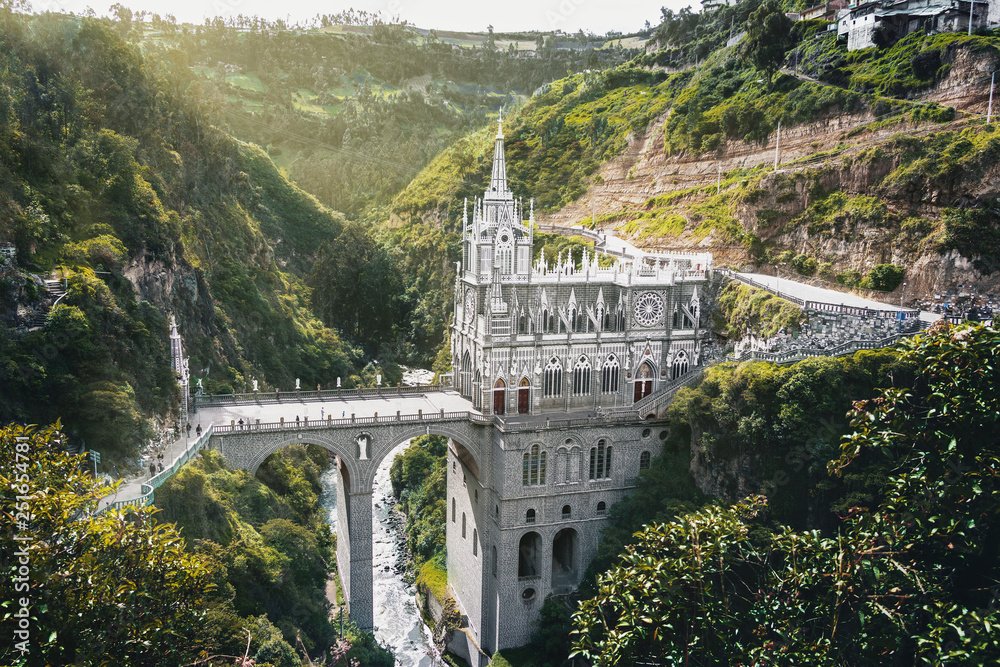 Naklejka premium Las Lajas Sanctuary - Ipiales, Colombia