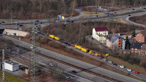 Aussicht auf Oberhausen, Duisburg und Bottrop vom Gasometer Dach photo