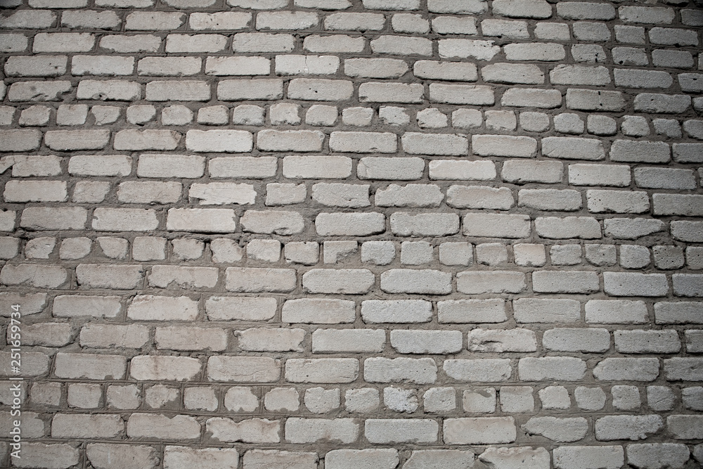 Obraz premium Background of old vintage dirty brick wall