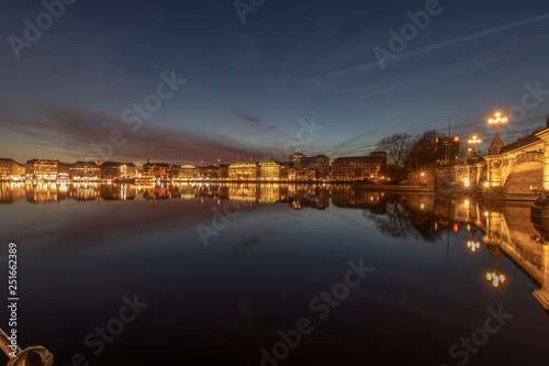 Hamburg, Germany at sunset © gerckens.photo