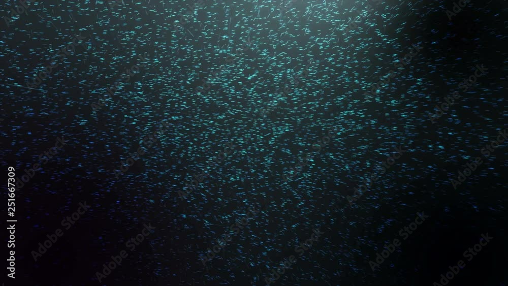 Abstract particles Creative motion graphic vj loop animation . On black background particles bouncing, flow, fall.