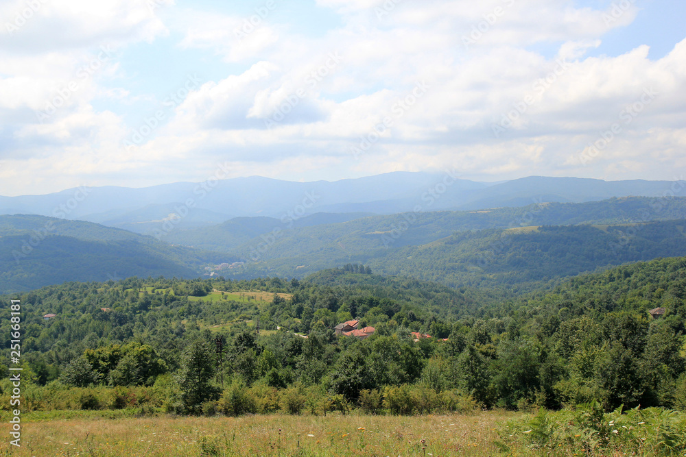 Stara Planina mountains in Bulgaria