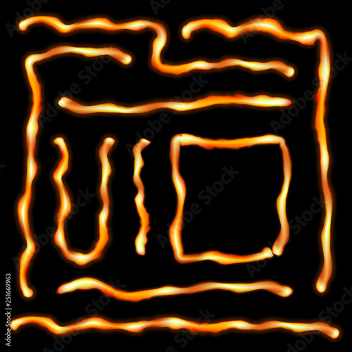 Creative vector illustration of iron weld seam line isolated on transparent background. Art design hot metal steel template. Abstract concept graphic welded stainless steel element