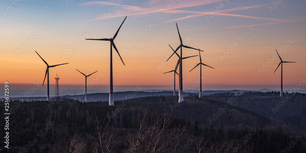 Obraz premium windkraft