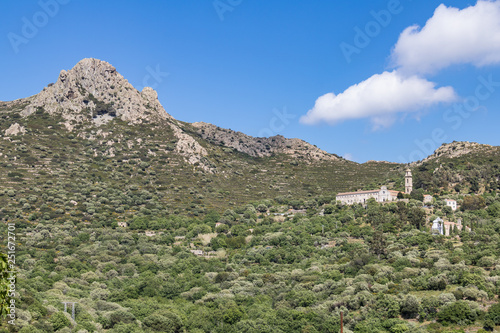 Corse : Monte Sant'Angelo et couvent de Corbara