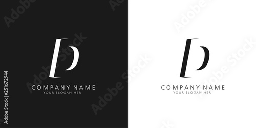 d logo letter design	