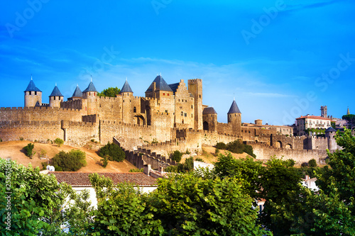 Old fortress of Carcassone. France. photo