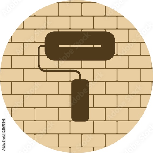 Vector Paint Roller Icon
