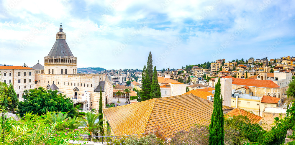 Fototapeta Basilica of the annunciation in Nazareth, Israel