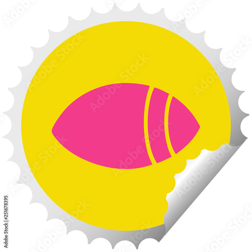 circular peeling sticker cartoon eye looking to one side