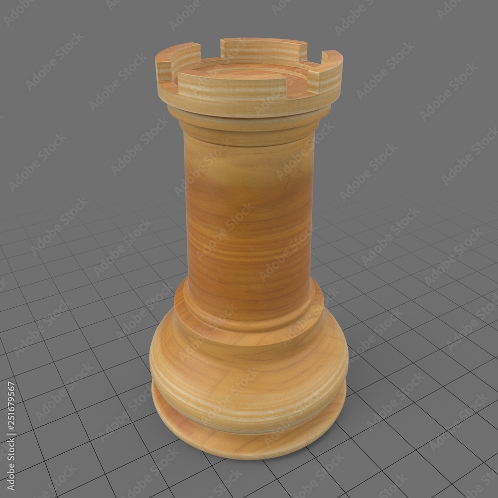 Rook Chess Piece | 3D model