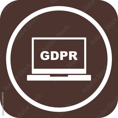 Vector GDPR Icon