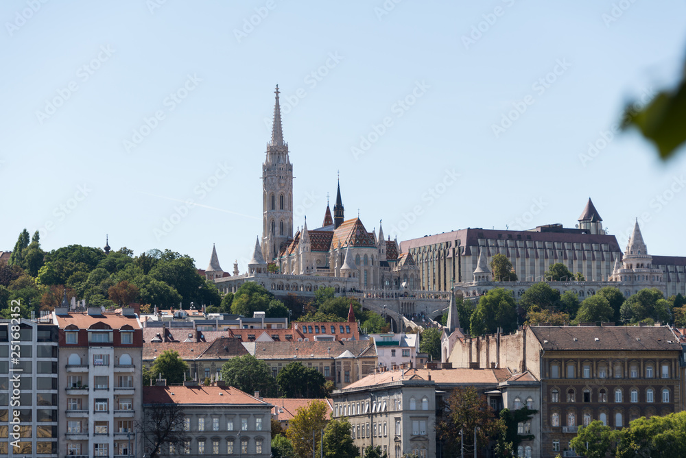 Naklejka premium Fisherman's Bastion in Hungary and Budapest