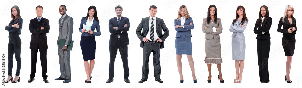 Large group of business people. Isolated over white. Large group of business people. Isolated over white.