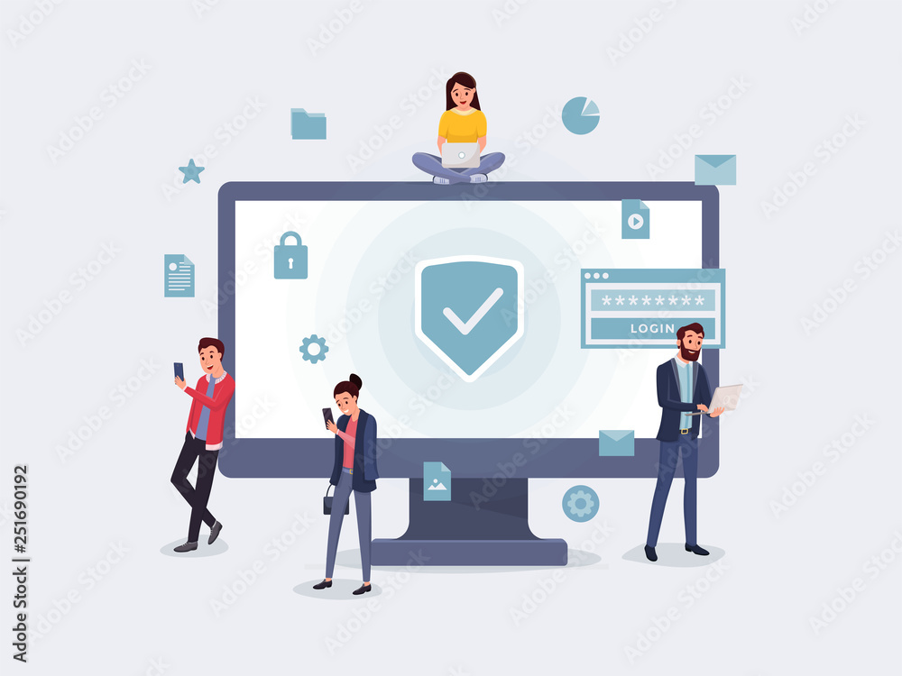 Privacy protection concept Privacy protection concept