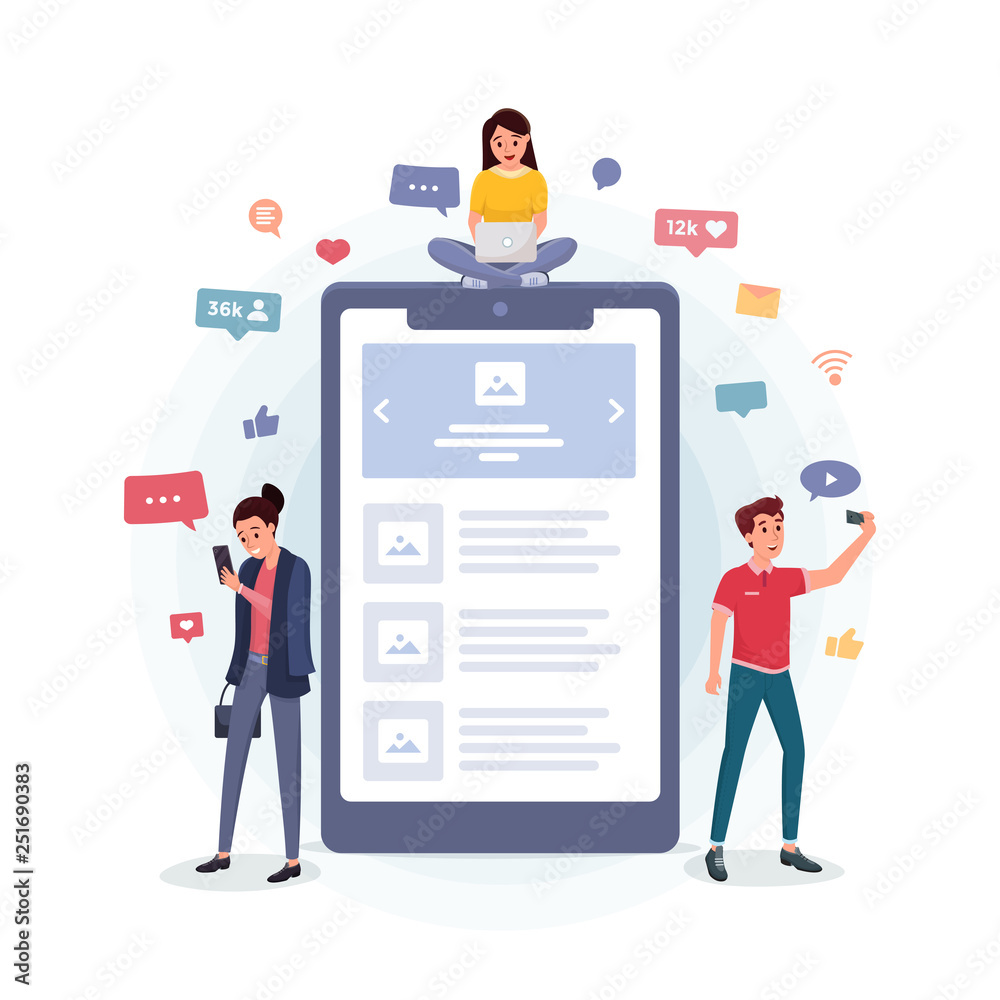 People near modern tablet People near modern tablet
