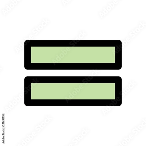 Vector Is Equal to Icon