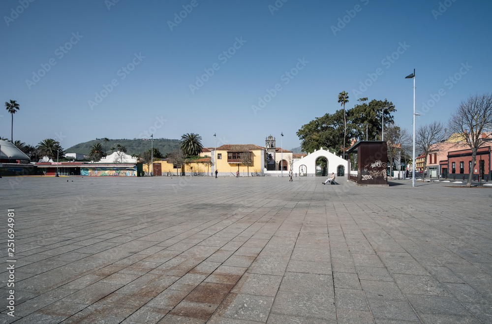 2019-02-22. San Cristobal de la Laguna, Santa Cruz de Tenerife - Plaza de El Cristo - Pictures from the city center of the former capital of the Canary Island of Tenerife. 2019-02-22. San Cristobal de la Laguna, Santa Cruz de Tenerife - Plaza de El Cristo - Pictures from the city center of the former capital of the Canary Island of Tenerife.