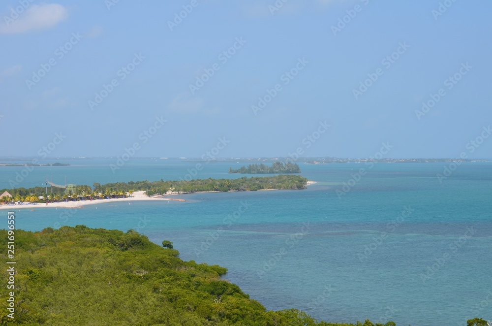 small island in belize