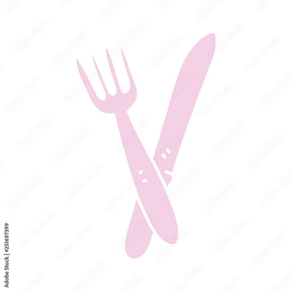 quirky hand drawn cartoon cutlery quirky hand drawn cartoon cutlery