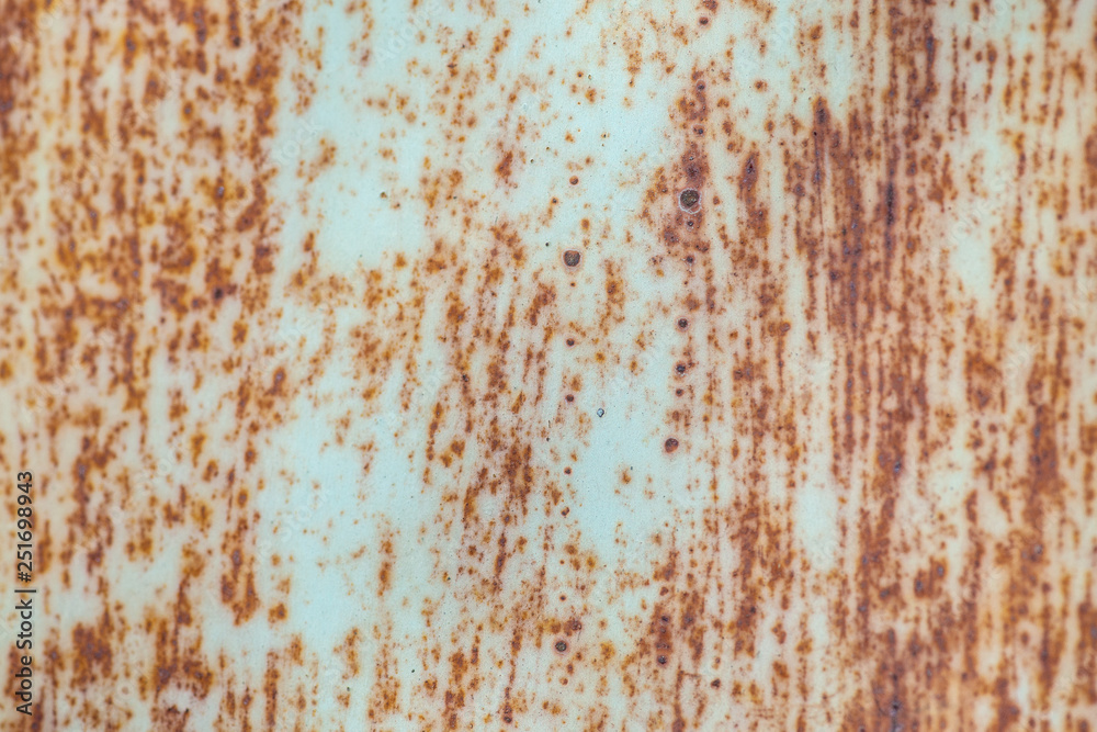 Metallic rust dirty and old texture background. Selective focus macro shot with shallow DOF