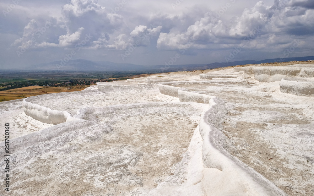 Pamukkale Turkish mineral calcium pool