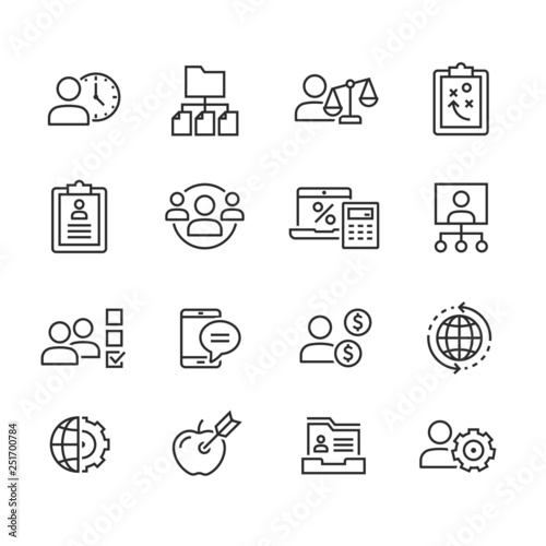 business icon set
