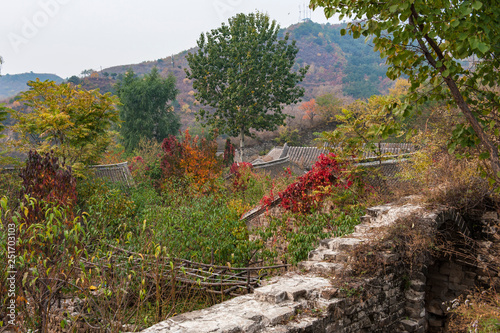 Qingshan pass the Great Wall's 