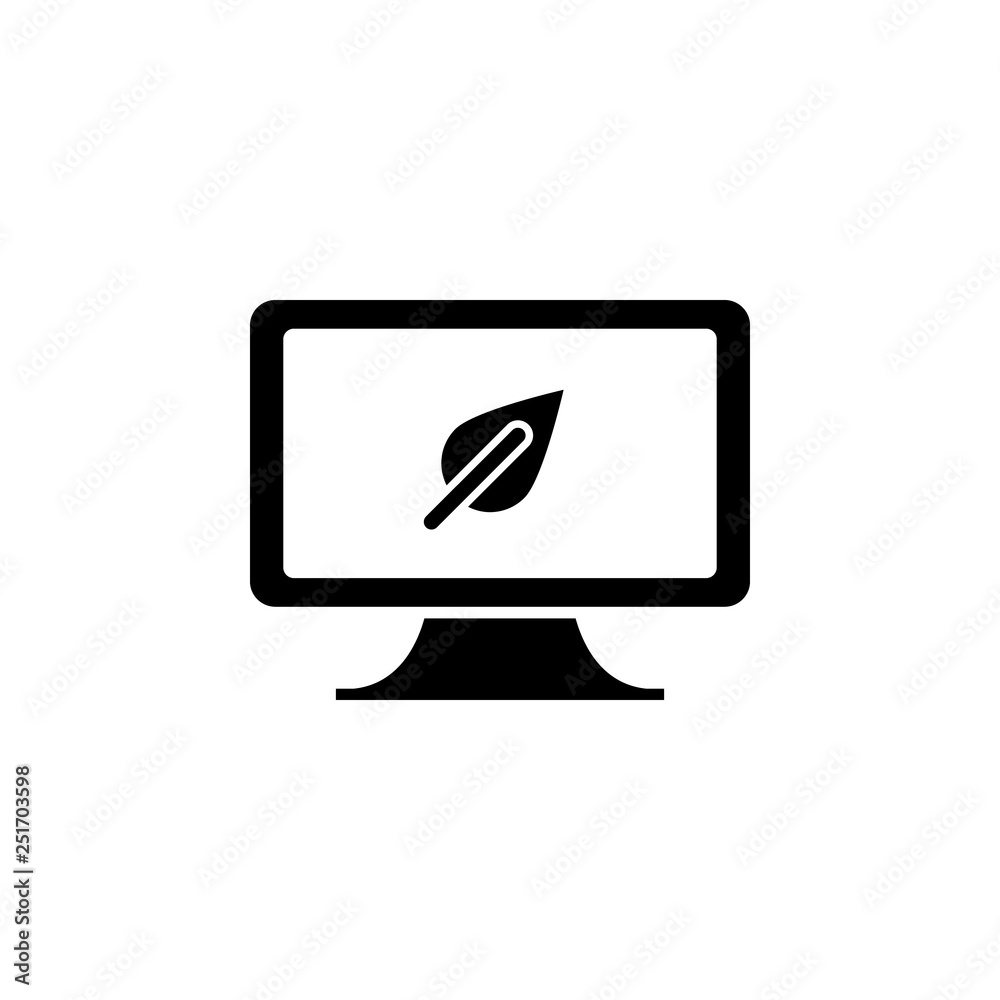 Ecology, computer, leaf icon. Element of ecology isolated icon. Premium quality graphic design icon. Signs and symbols collection icon for websites, web design Ecology, computer, leaf icon. Element of ecology isolated icon. Premium quality graphic design icon. Signs and symbols collection icon for websites, web design