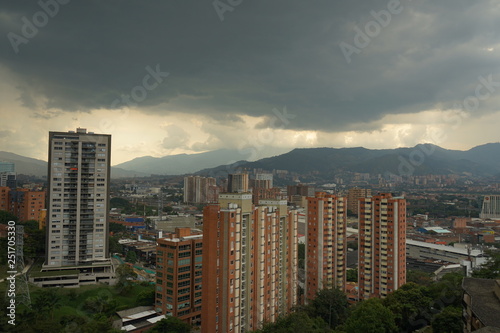 Medellin city skyline