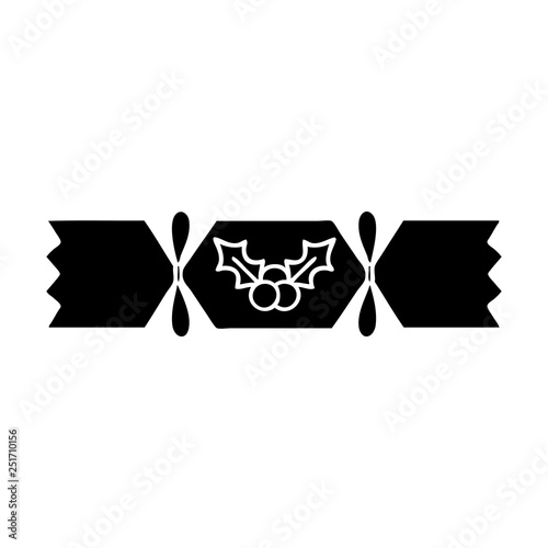 flat symbol christmas cracker