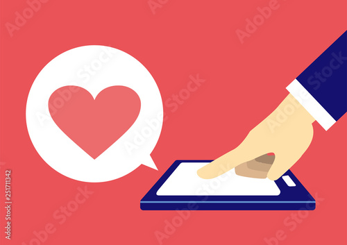 シンプルなスマホのイラスト