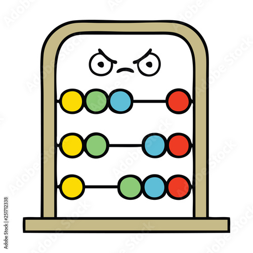 cute cartoon abacus