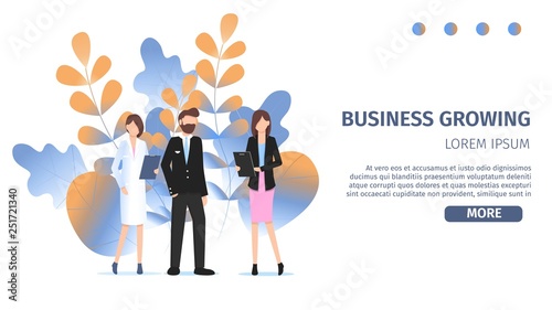 Different Business Character Career Choice Option