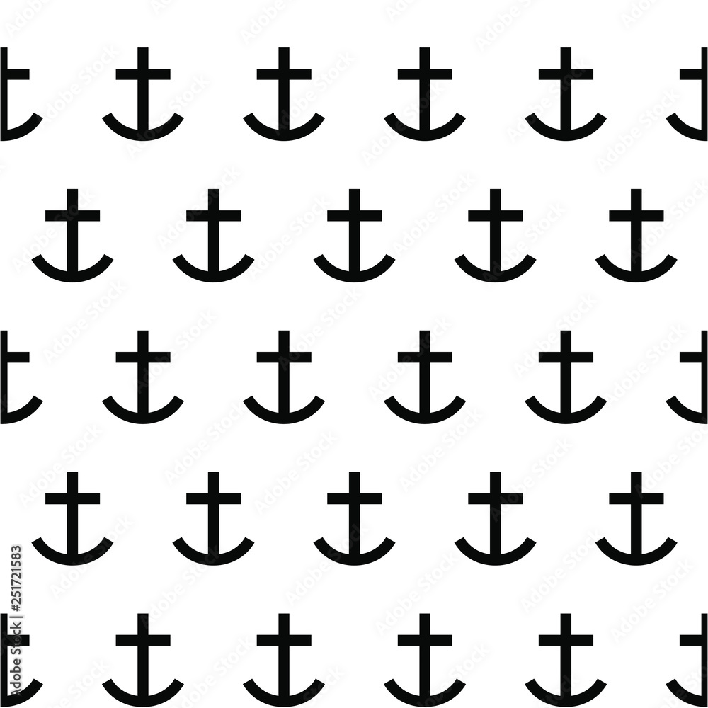 seamless geometric anchor pattern