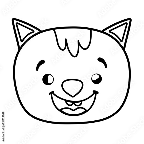 pig crazy face fools day character