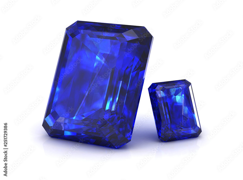 Beautiful gems on a white background , 3D illustration. Beautiful gems on a white background , 3D illustration.