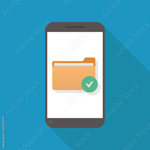 Free Download File icon, flat design vector illustration - GFXLoad